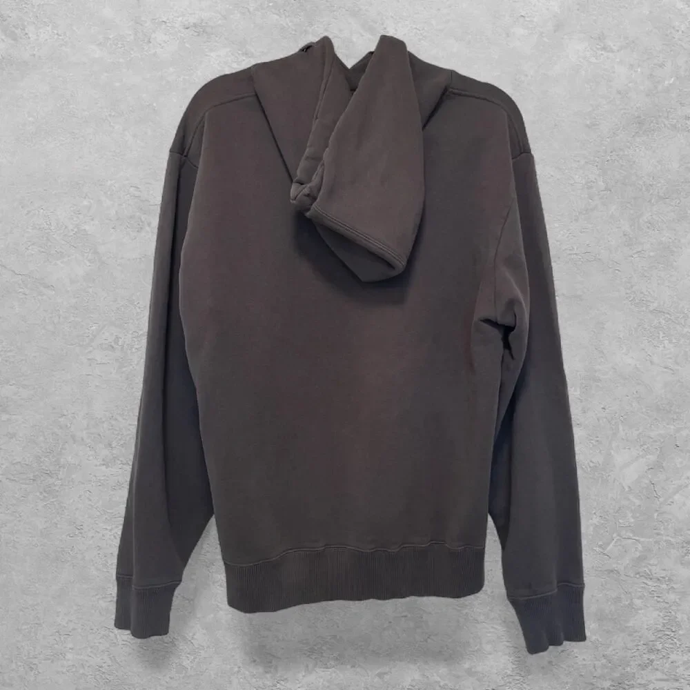 The North Face Half Dome Hoodie Men's L Charcoal Gray Embroidered Logo